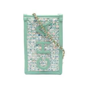 CHANEL Green Shoulder Bag